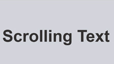 Scrolling-Text